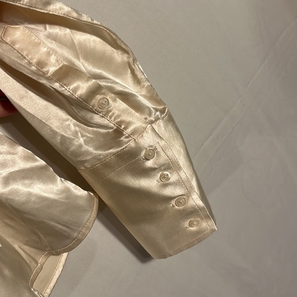 Zara Basic Satin Effect Top - Picture 4 of 7